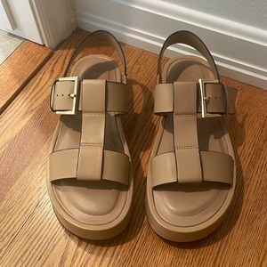 Zara leather sandals